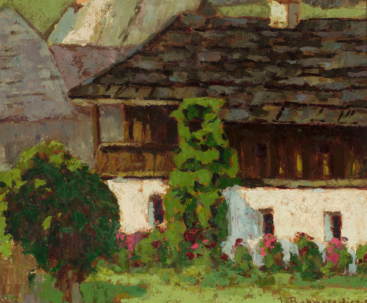 Jan Bohuszewicz - Old house with a porch (1929)