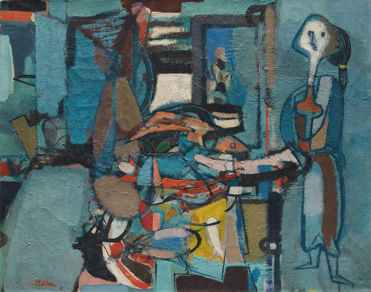 Jankel Adler - La Poissonnière (1947)