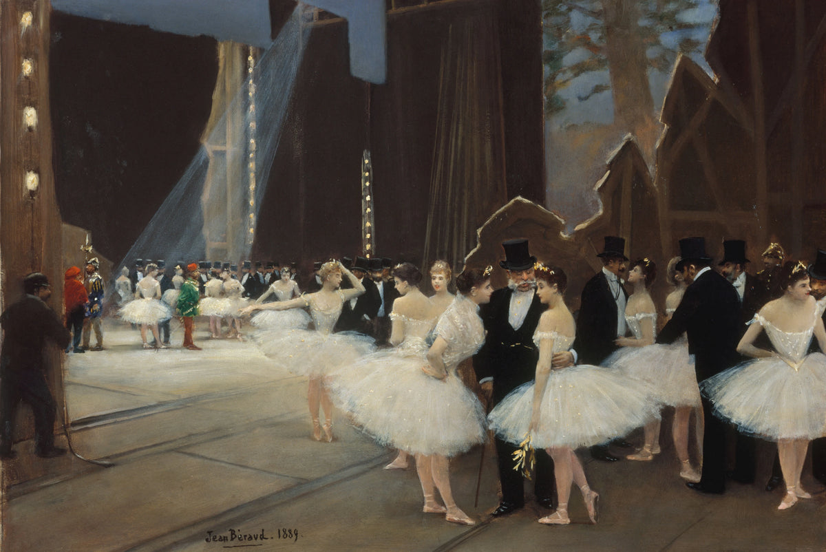 Jean Béraud - Les coulisses de l'Opéra de Paris (1889)