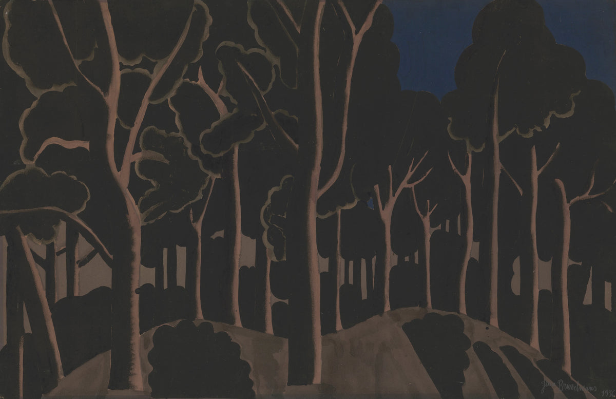 Jean Brusselmans - Bunch of trees (1936)