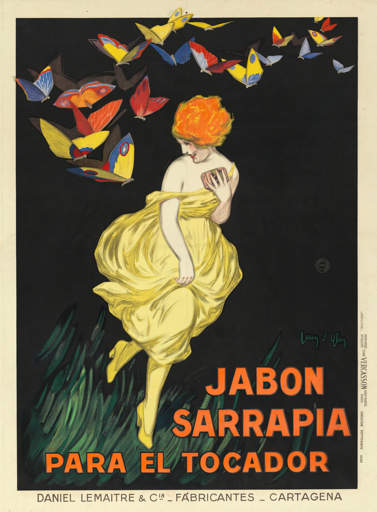 Jean d'Ylen - Jabon Sarrapia para el tocador (1930)