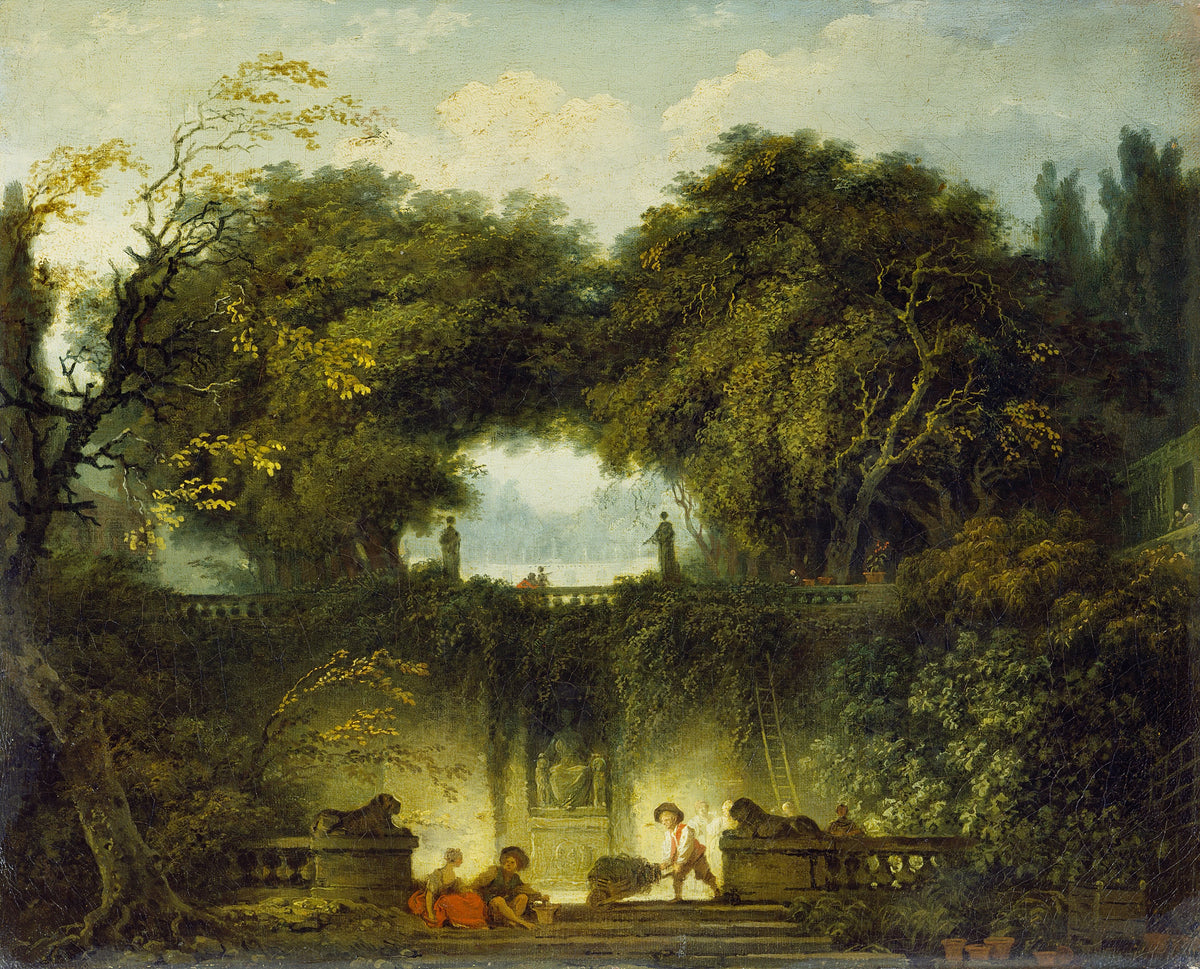 Jean-Honoré Fragonard - Le petit parc (The small park) (probably c. 1762 - c. 1764)