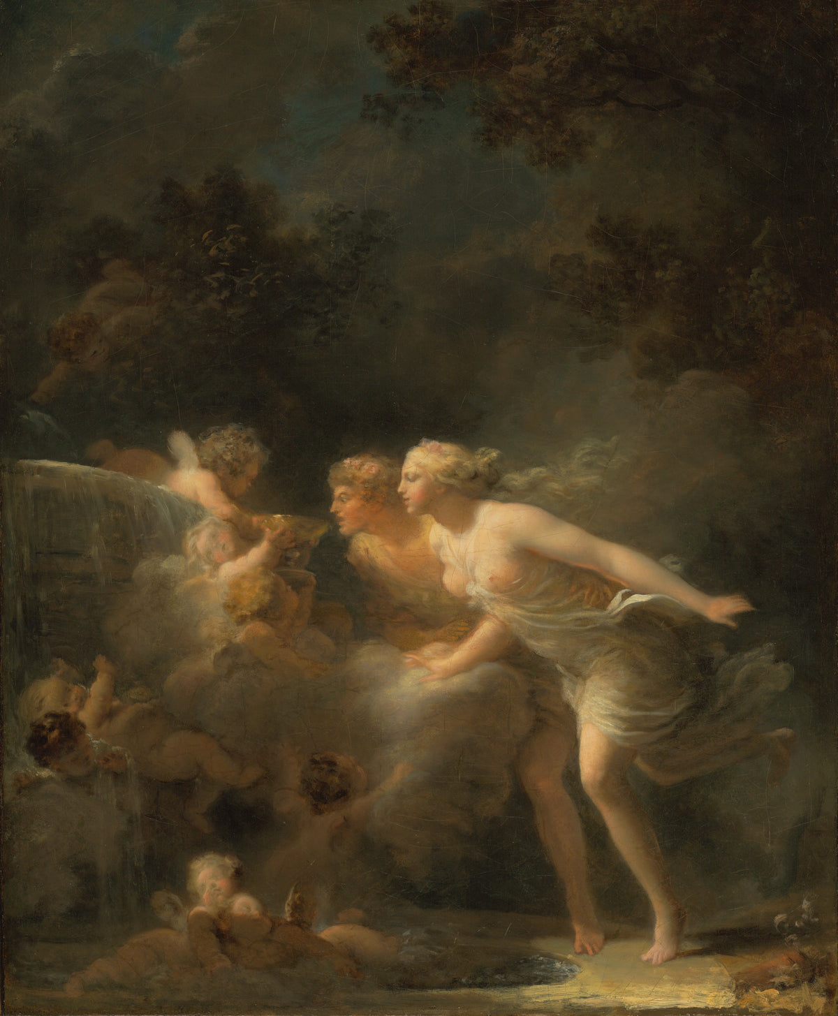 Jean-Honoré Fragonard - The Fountain of Love (1785)