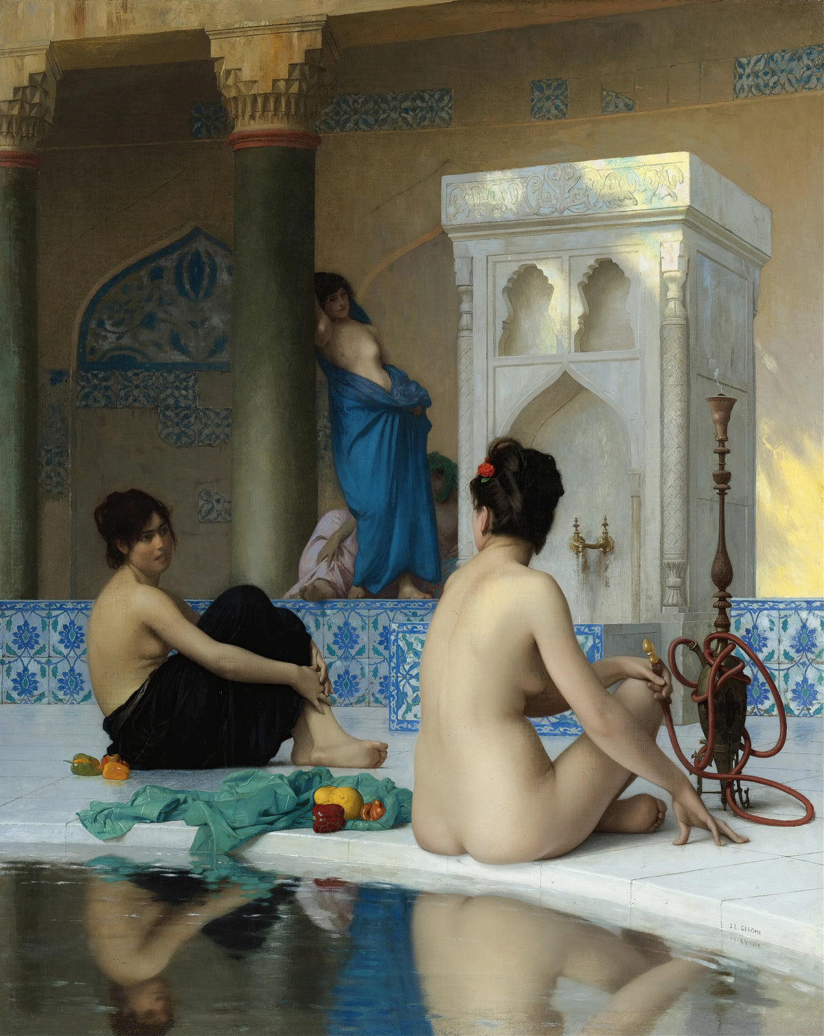 Jean-Léon Gérôme - After the Bath (19th century)