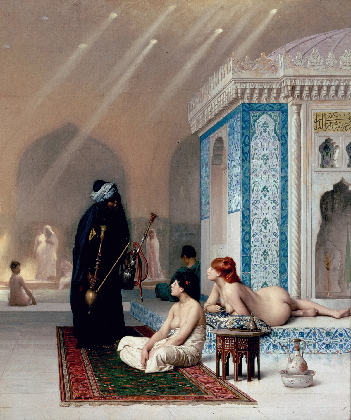 Jean-Léon Gérôme - Pool in a Harem (1875)