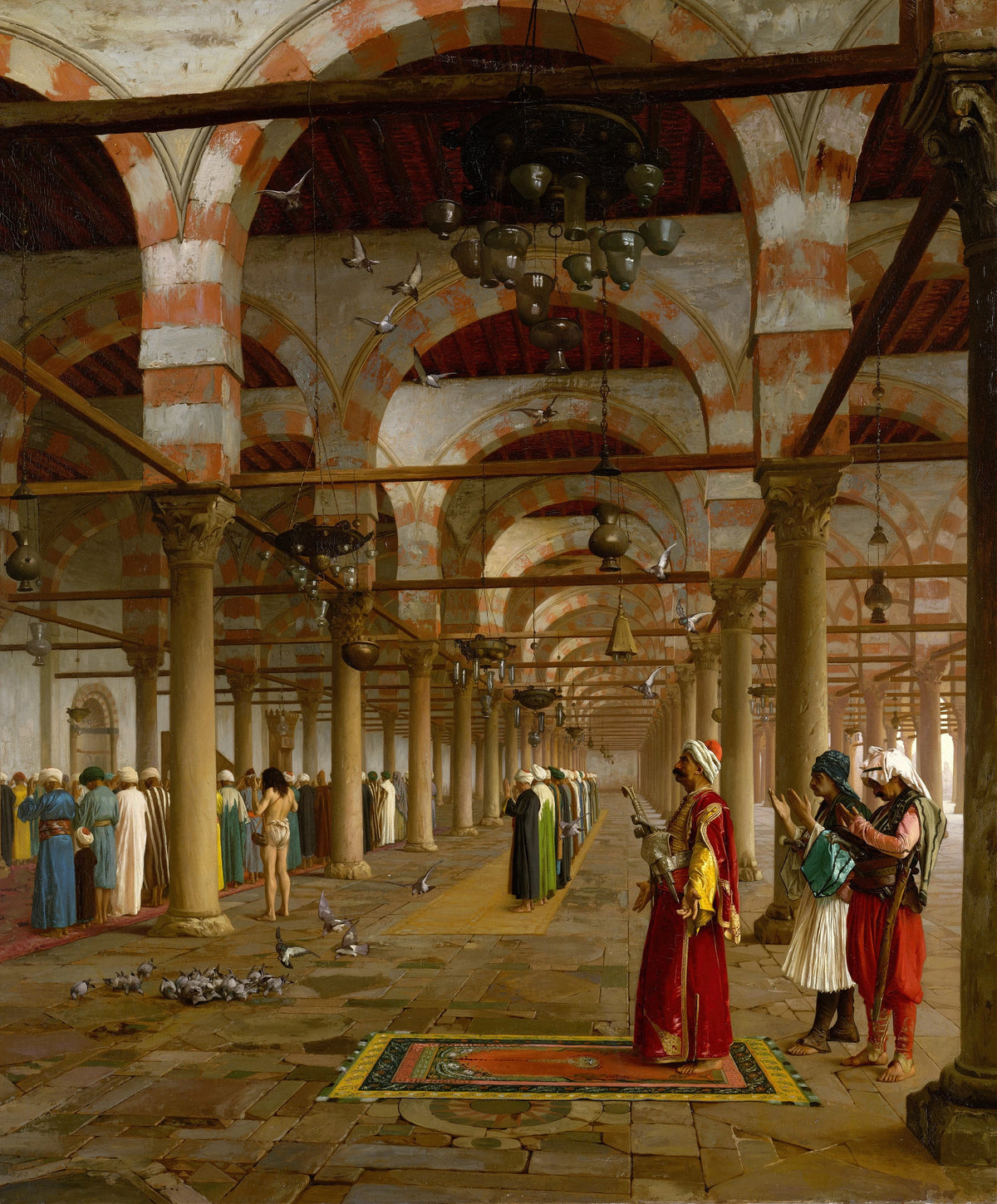 Jean-Léon Gérôme - Prayer in the Mosque (1871)
