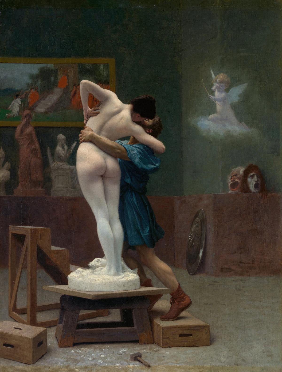 Jean-Léon Gérôme - Pygmalion and Galatea (circa 1890)