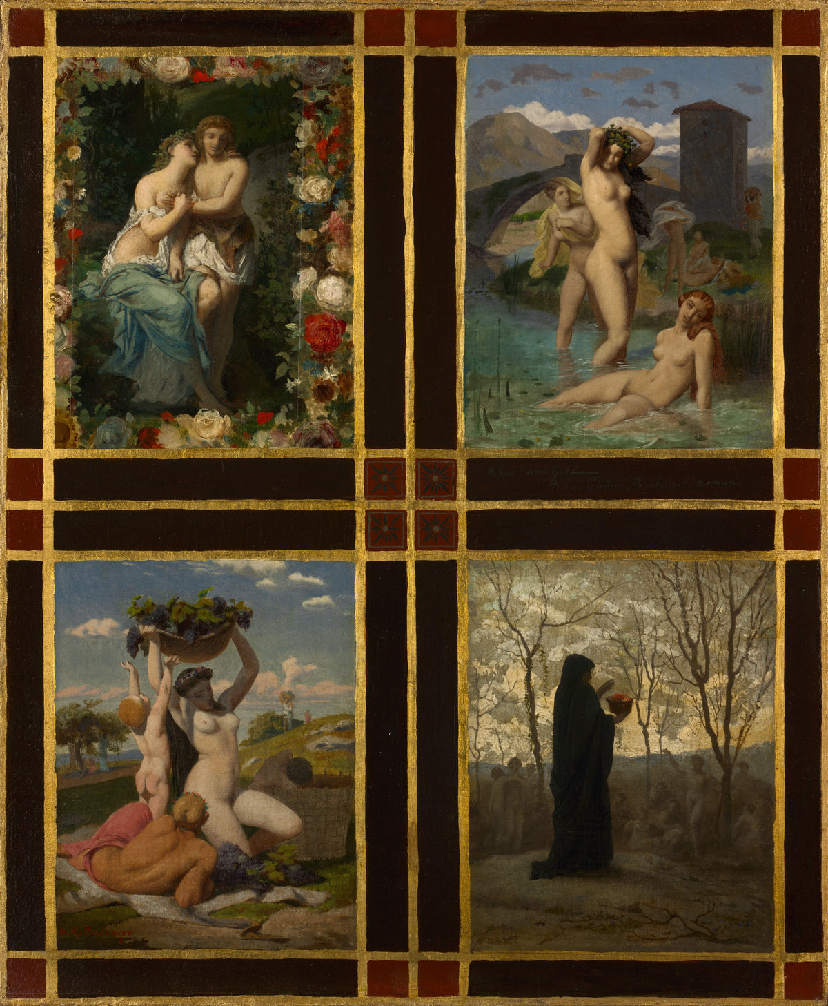 Jean-Léon Gérôme - The Four Seasons (1850)