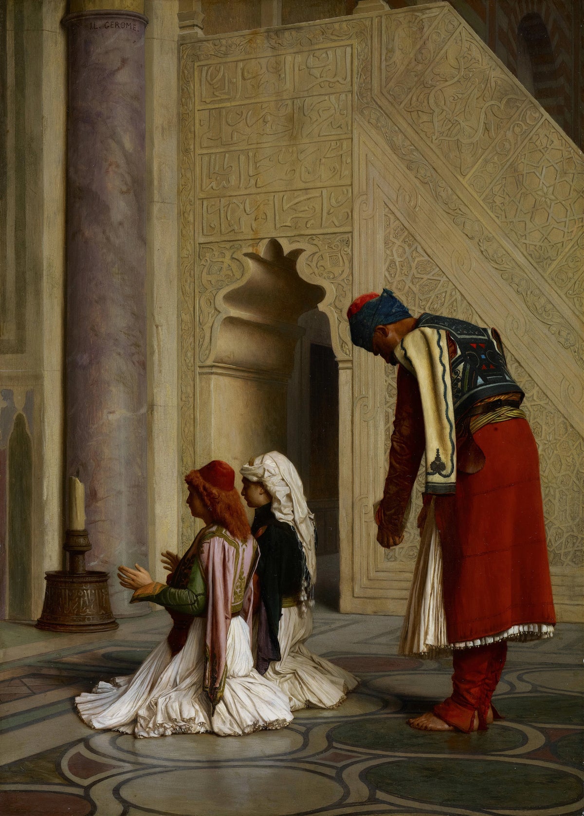 Jean-Léon Gérôme - Young Greeks in the Mosque (1865)