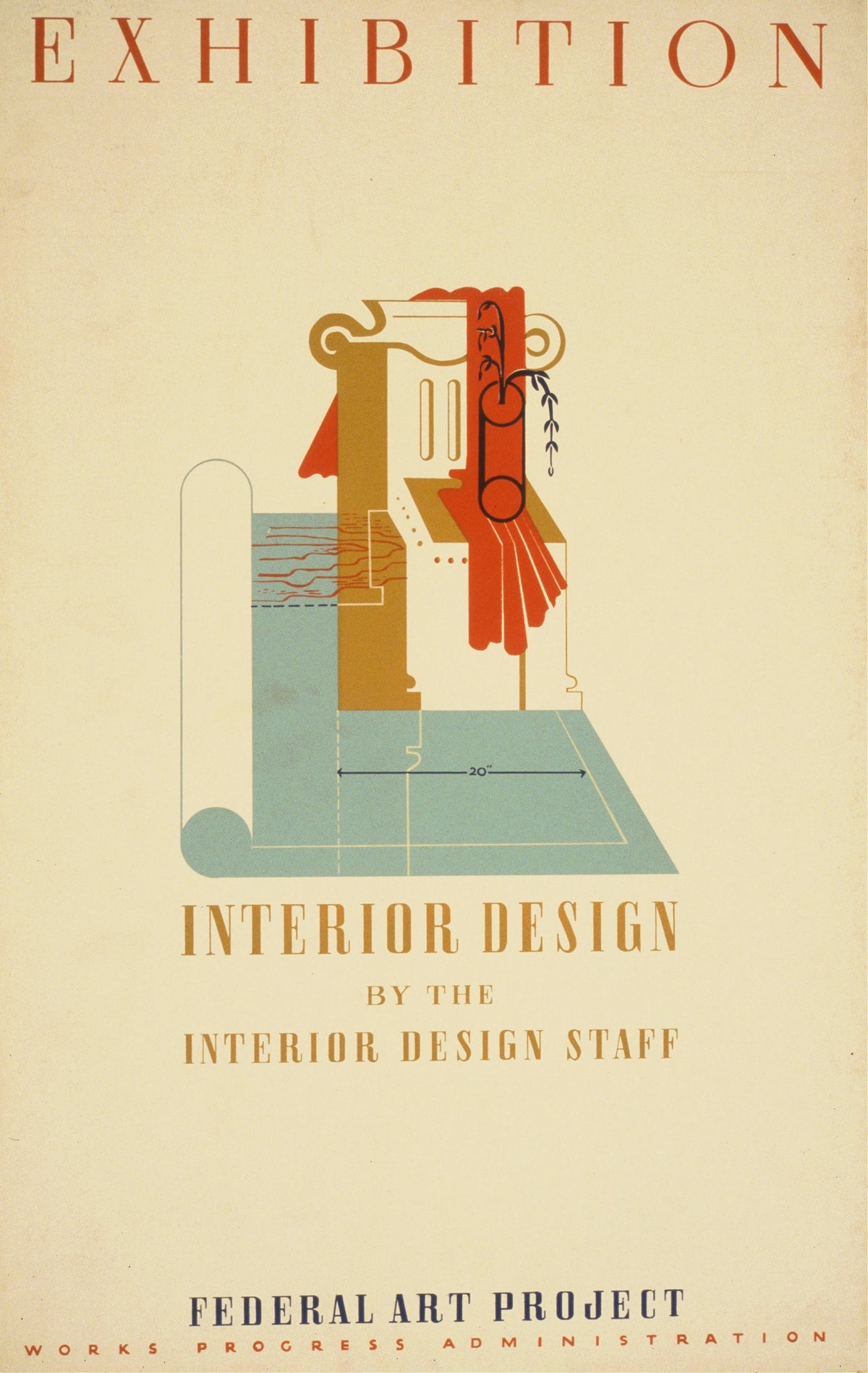 Jerome Henry Rothstein - Exhibition Interior design by the interior design staff (1936-1941)
