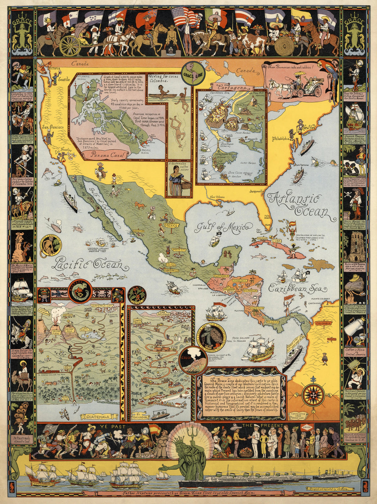 Jo Mora - Ye Olde Spanish Main (1933)