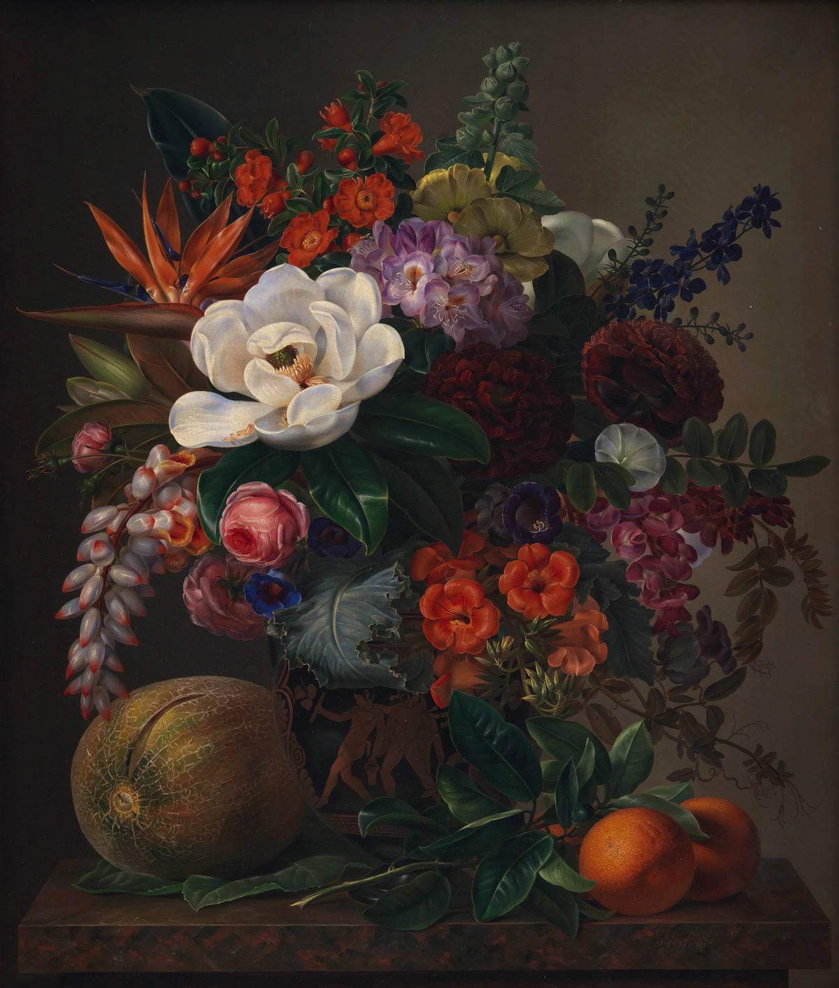 Johan Laurentz Jensen - Flowers In A Vase (1834)