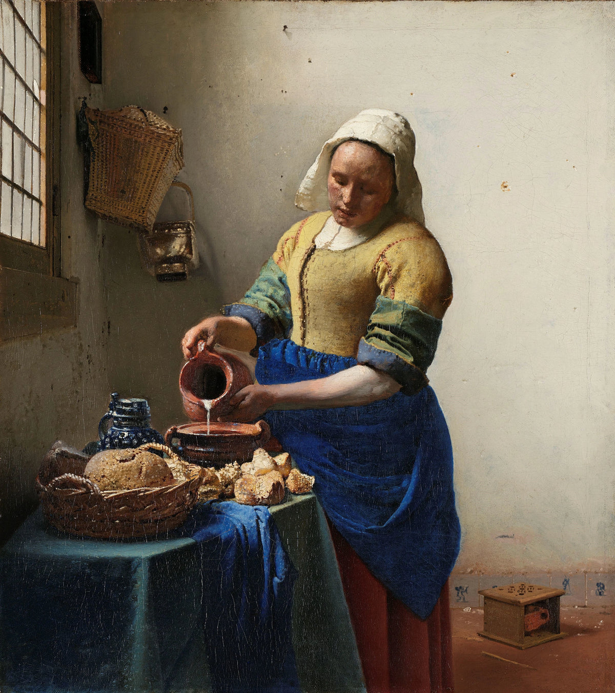 Johannes Vermeer - The Milkmaid (circa 1660)