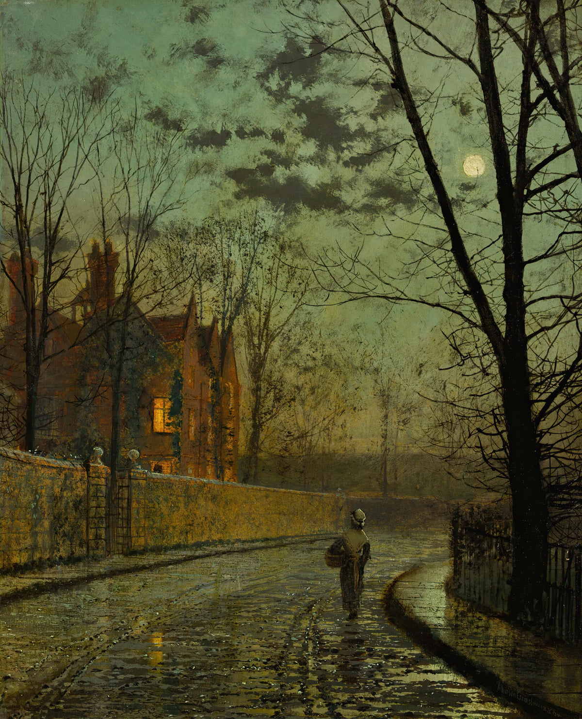 John Atkinson Grimshaw - After The Shower