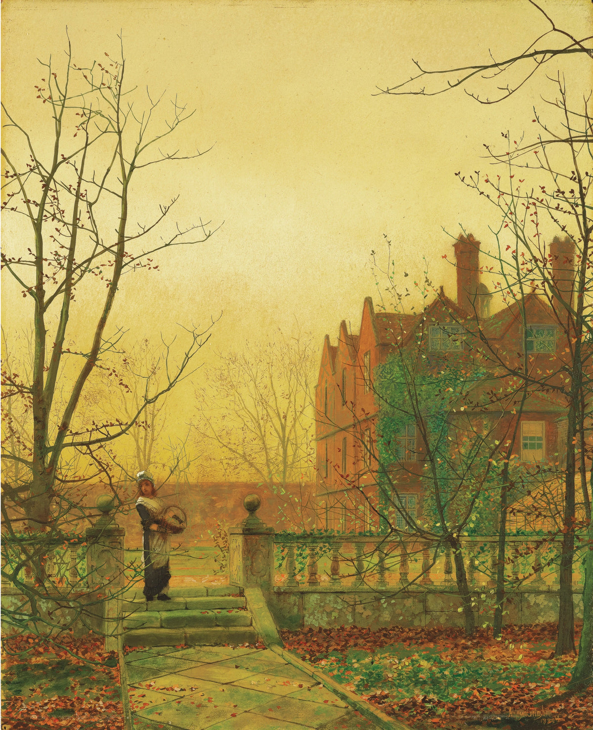 John Atkinson Grimshaw - Autumn Gold (1880)