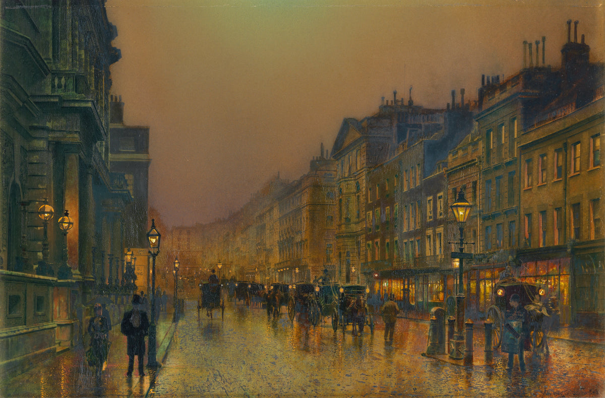 John Atkinson Grimshaw - London, St James' Street