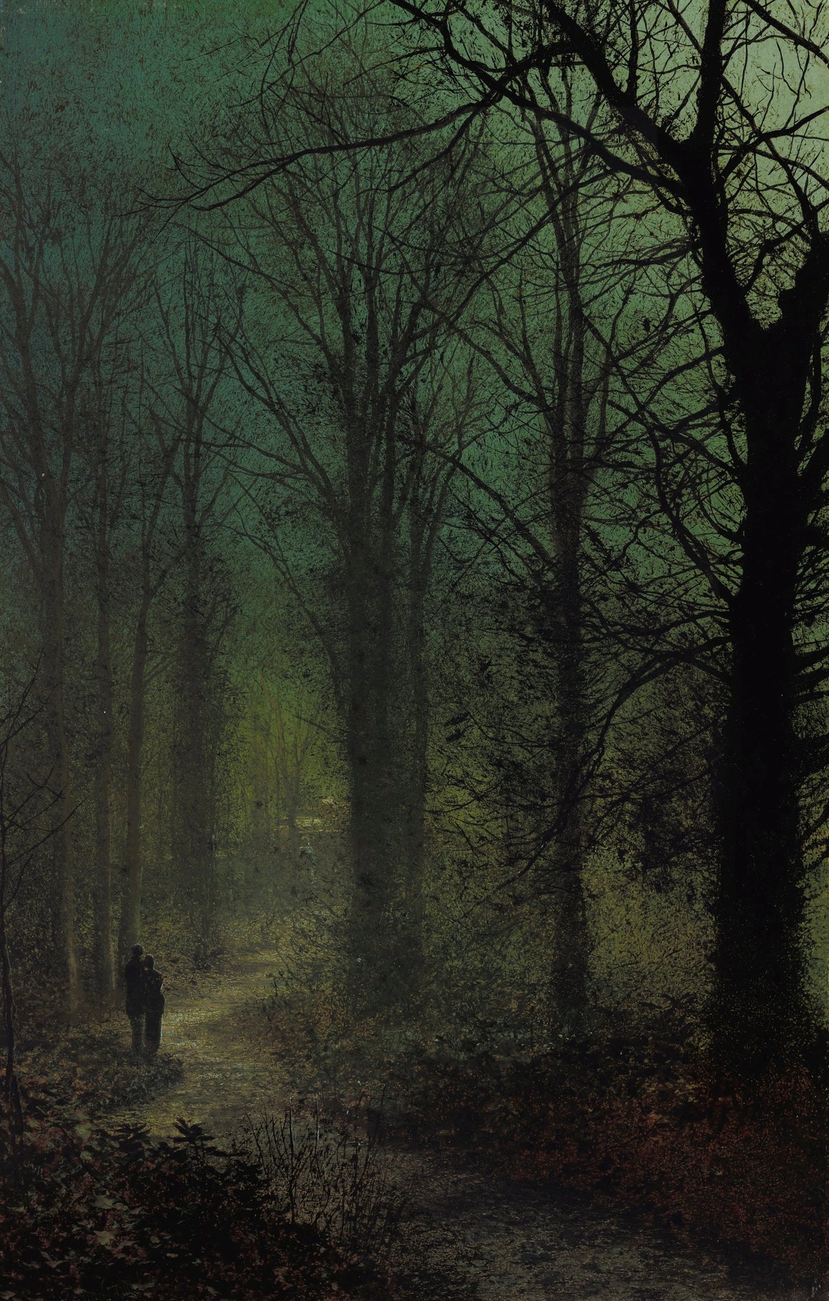 John Atkinson Grimshaw - Thro' the Wood
