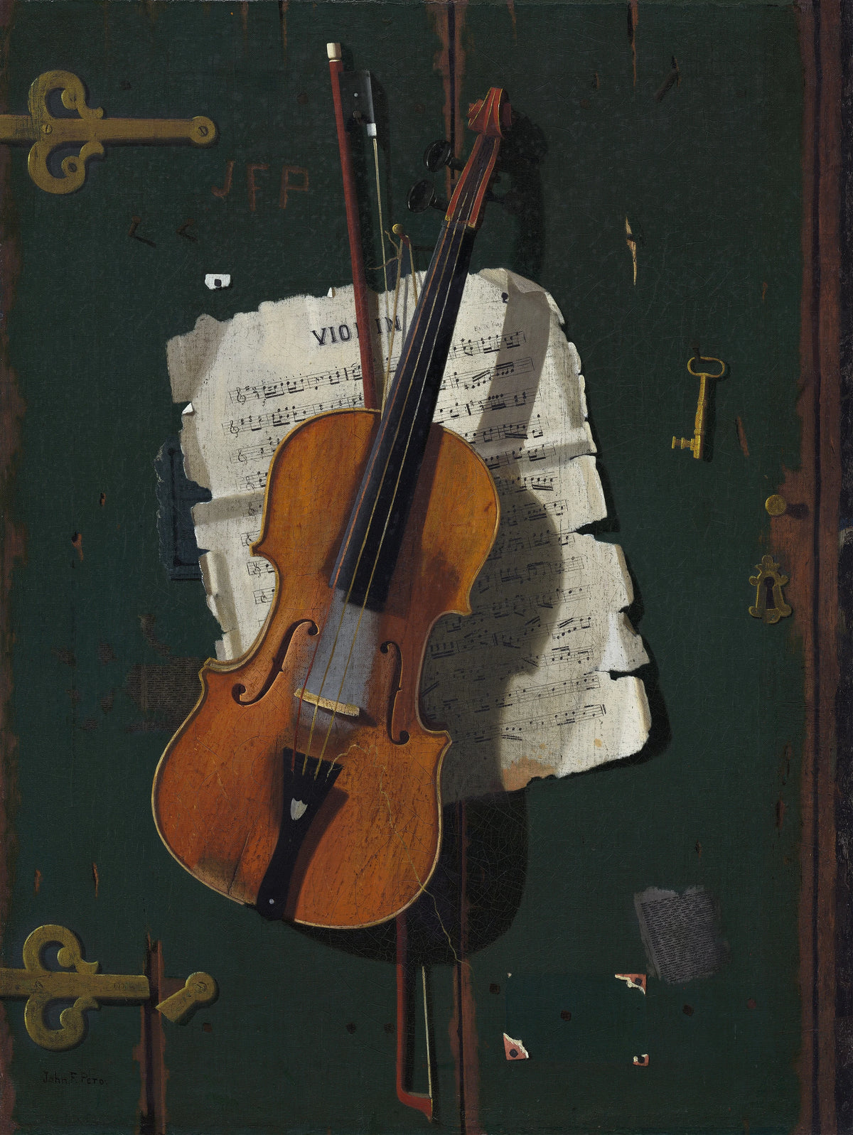 John Frederick Peto - The Old Violin (circa 1890)
