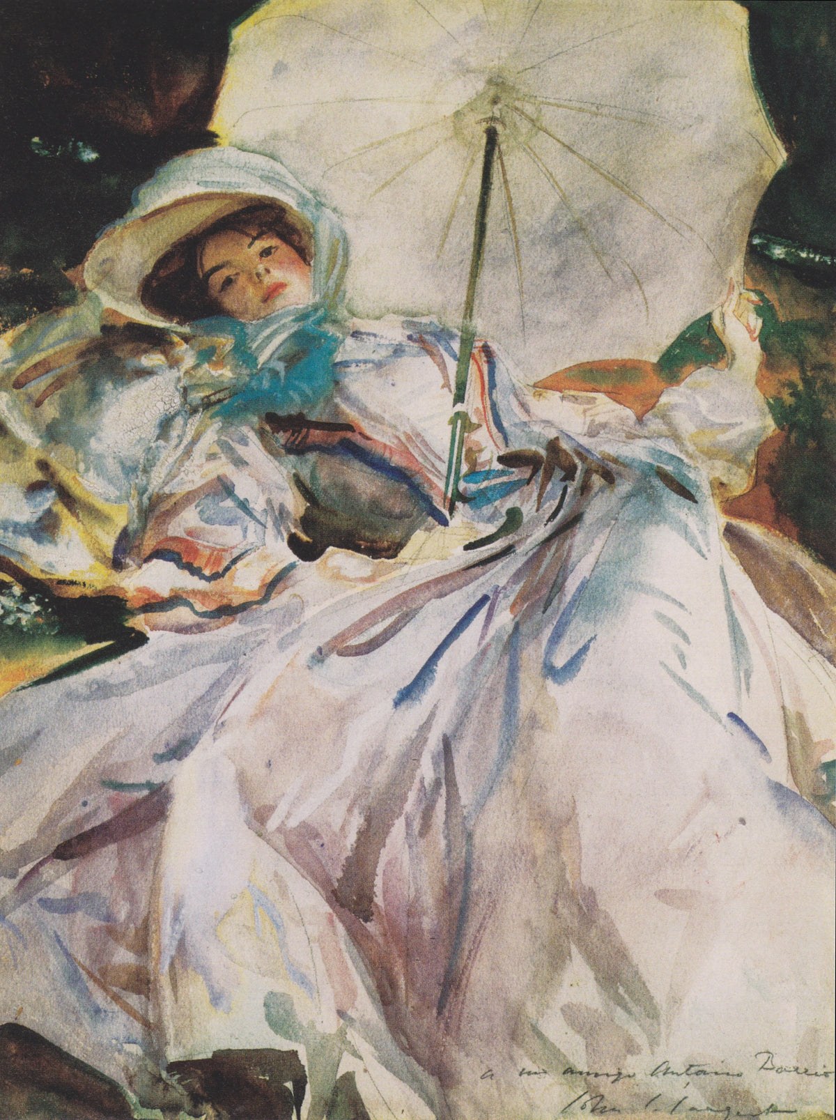 John Singer Sargent - Lady with a Parasol (1900-1)