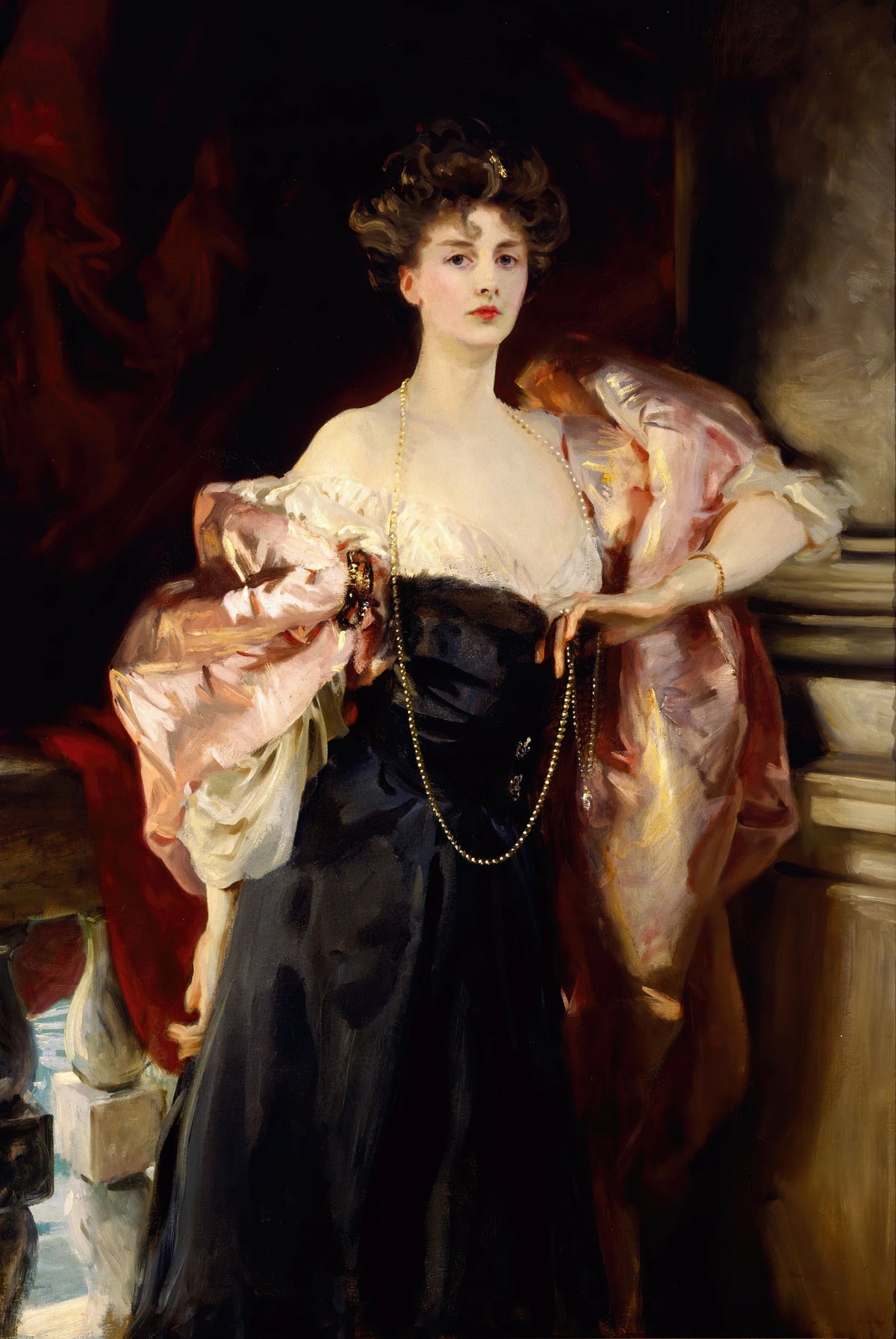 John Singer Sargent - Portrait of Helen Vincent, Viscountess D'Abernon (1904)