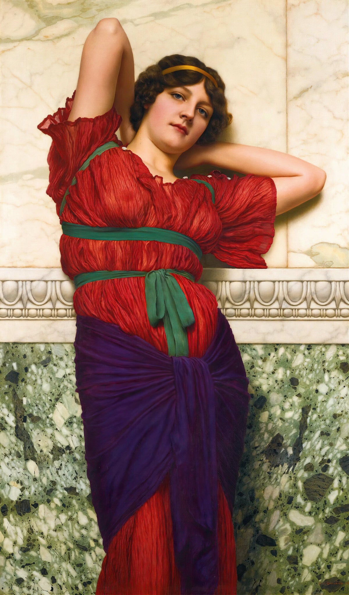 John William Godward - Contemplation (1922)