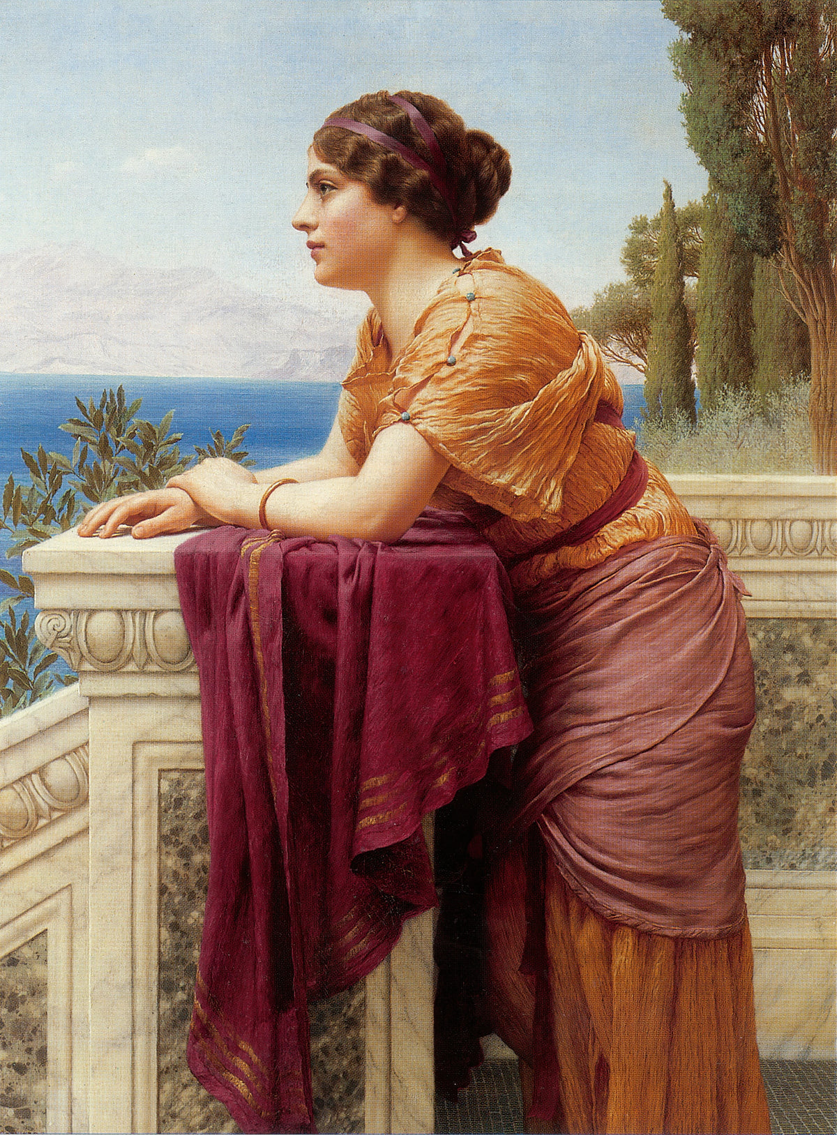 John William Godward - The Belvedere (1913)