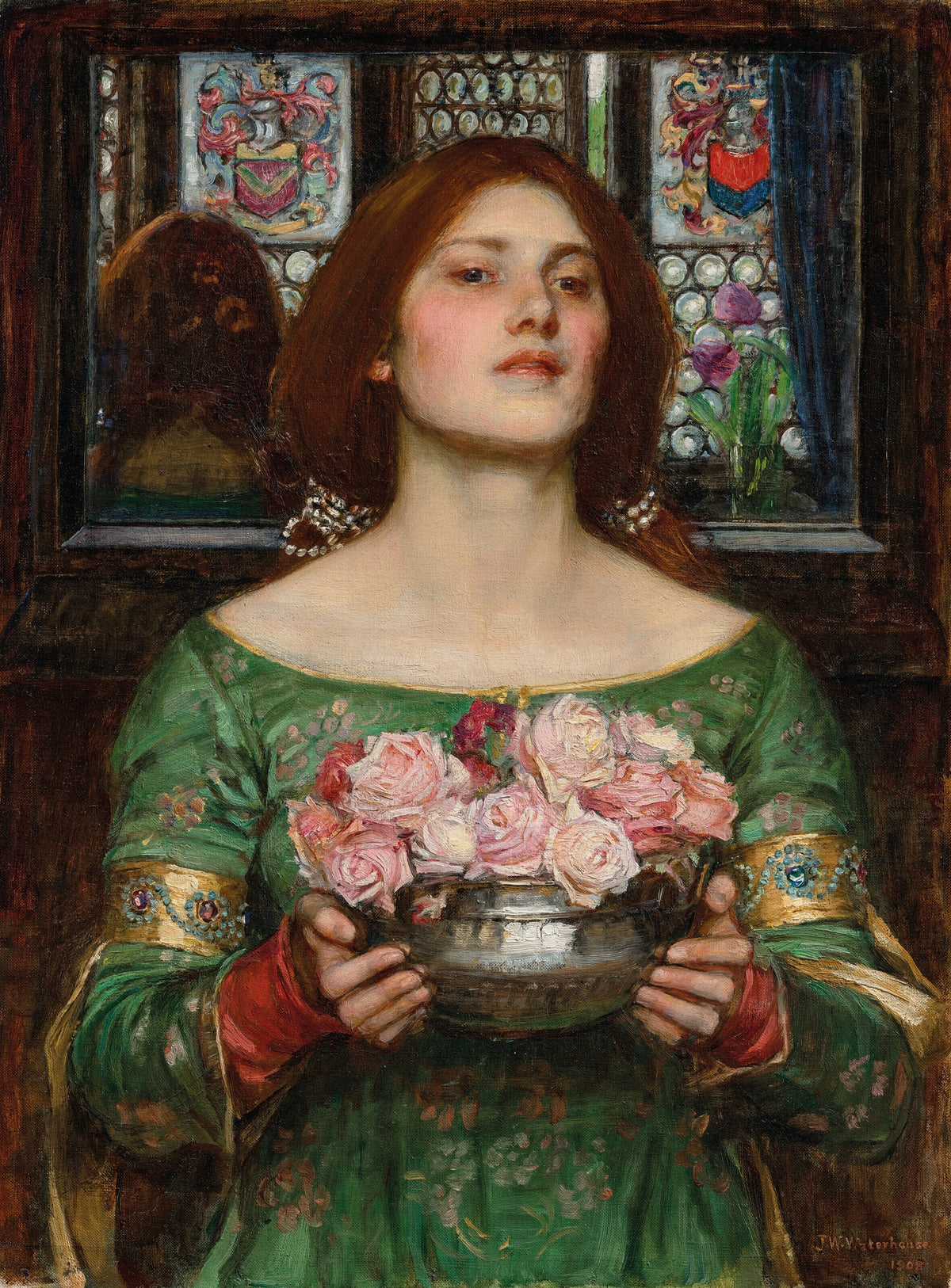 John William Waterhouse - Gather Ye Rosebuds While Ye May (1908)