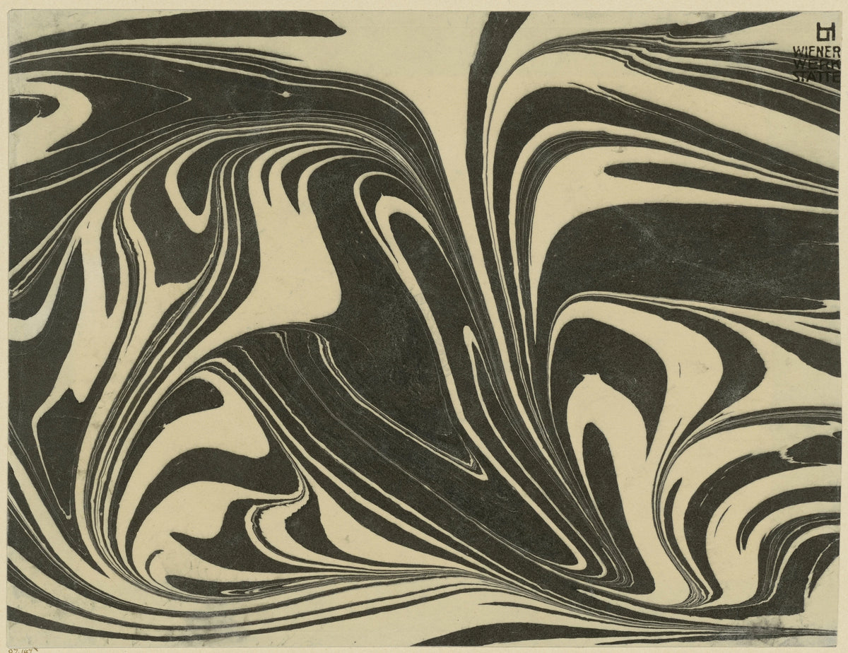 Josef Hoffmann - Marmorpapier (1903 - 1907)