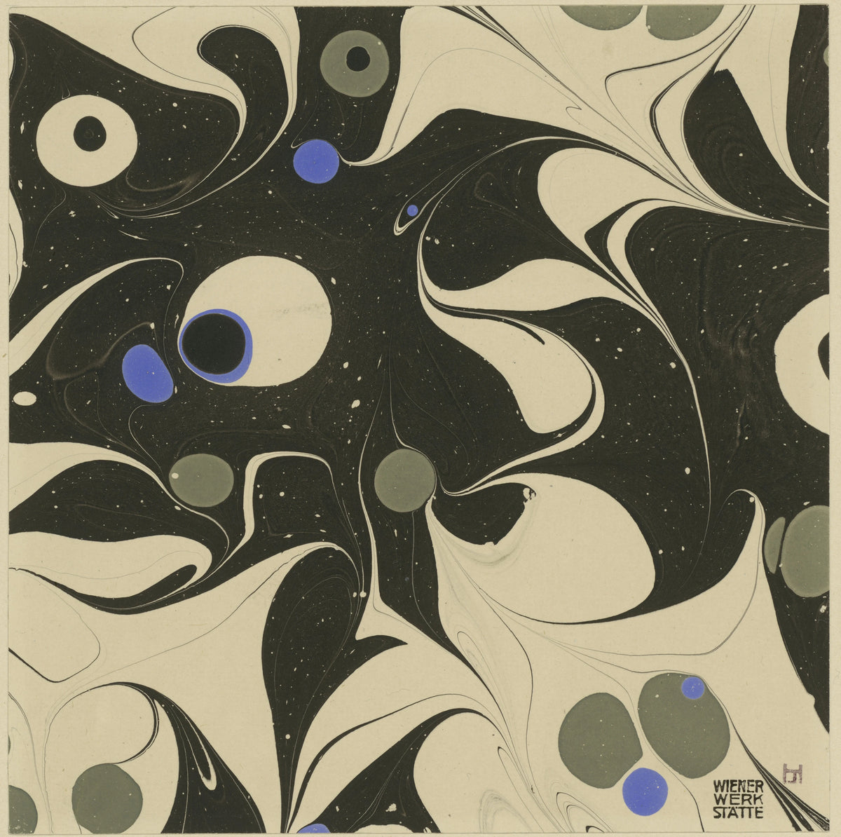 Josef Hoffmann - Marmorpapier (1903 - 1907)