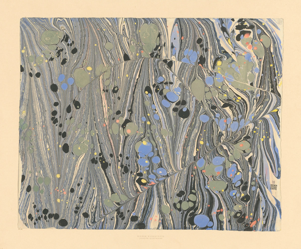 Josef Hoffmann - Marmorpapier (1904-1907)