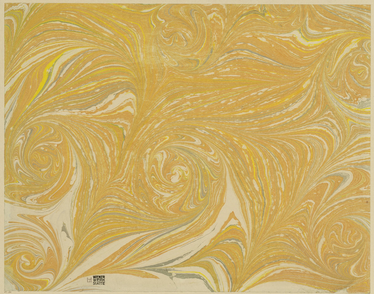 Josef Hoffmann - Schneckenmarmorpapier (1903-1907)