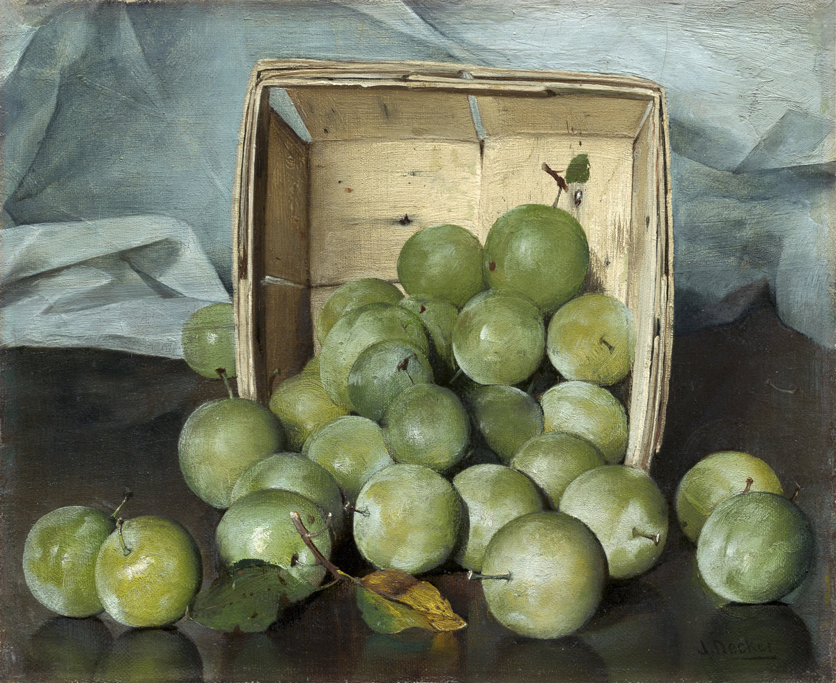 Joseph Decker - Green Plums (circa 1885)