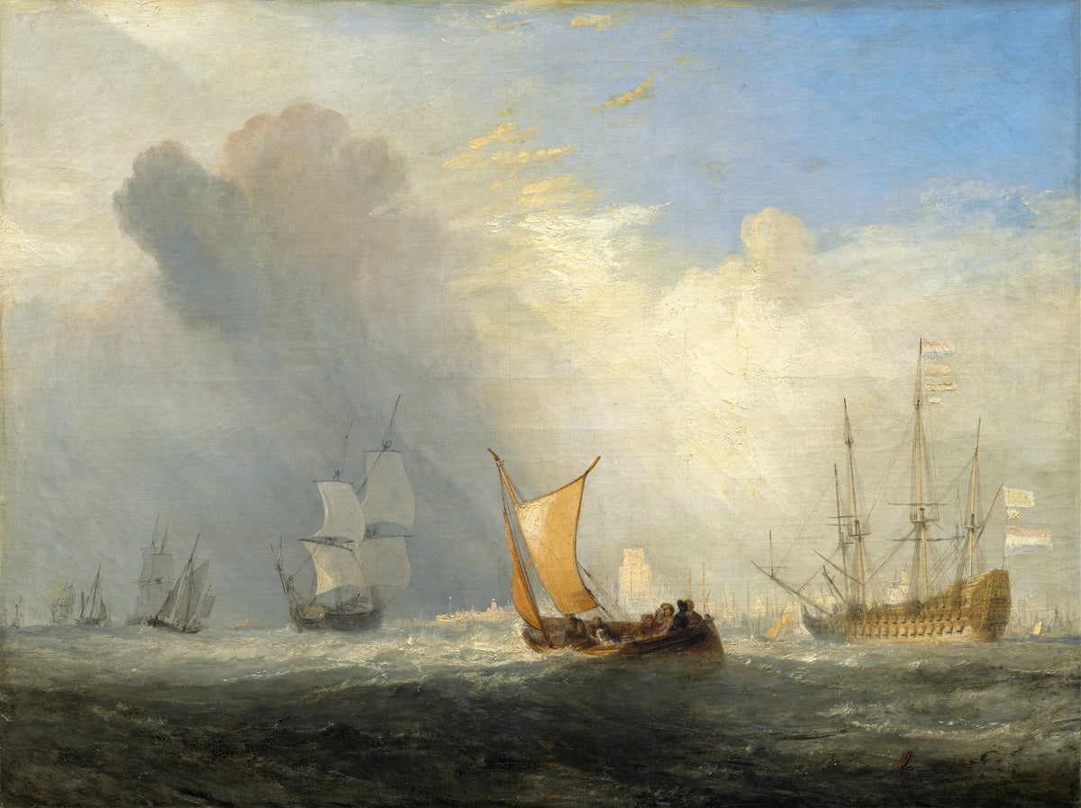 Joseph Mallord William Turner - Rotterdam Ferry-Boat (1833)