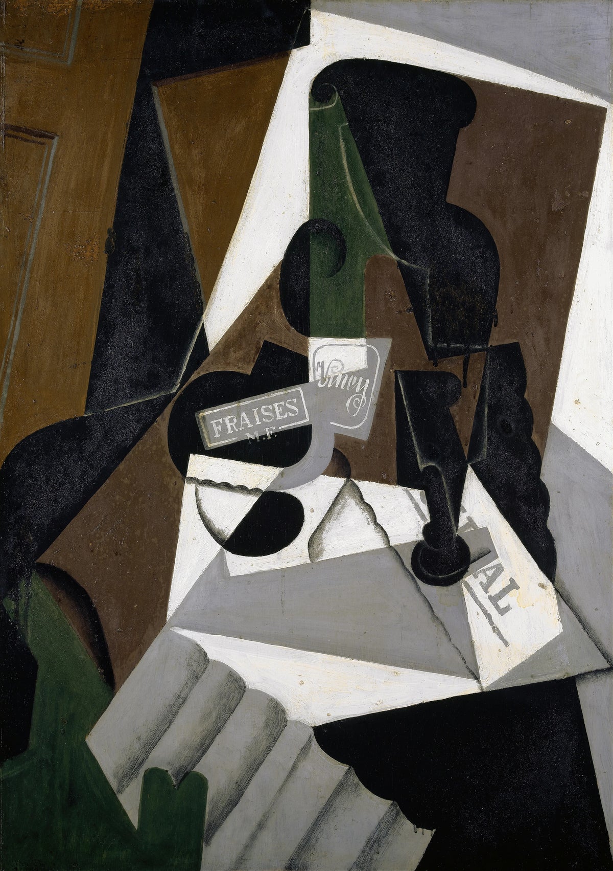 Juan Gris - The Pot of Strawberry Jam (1917)