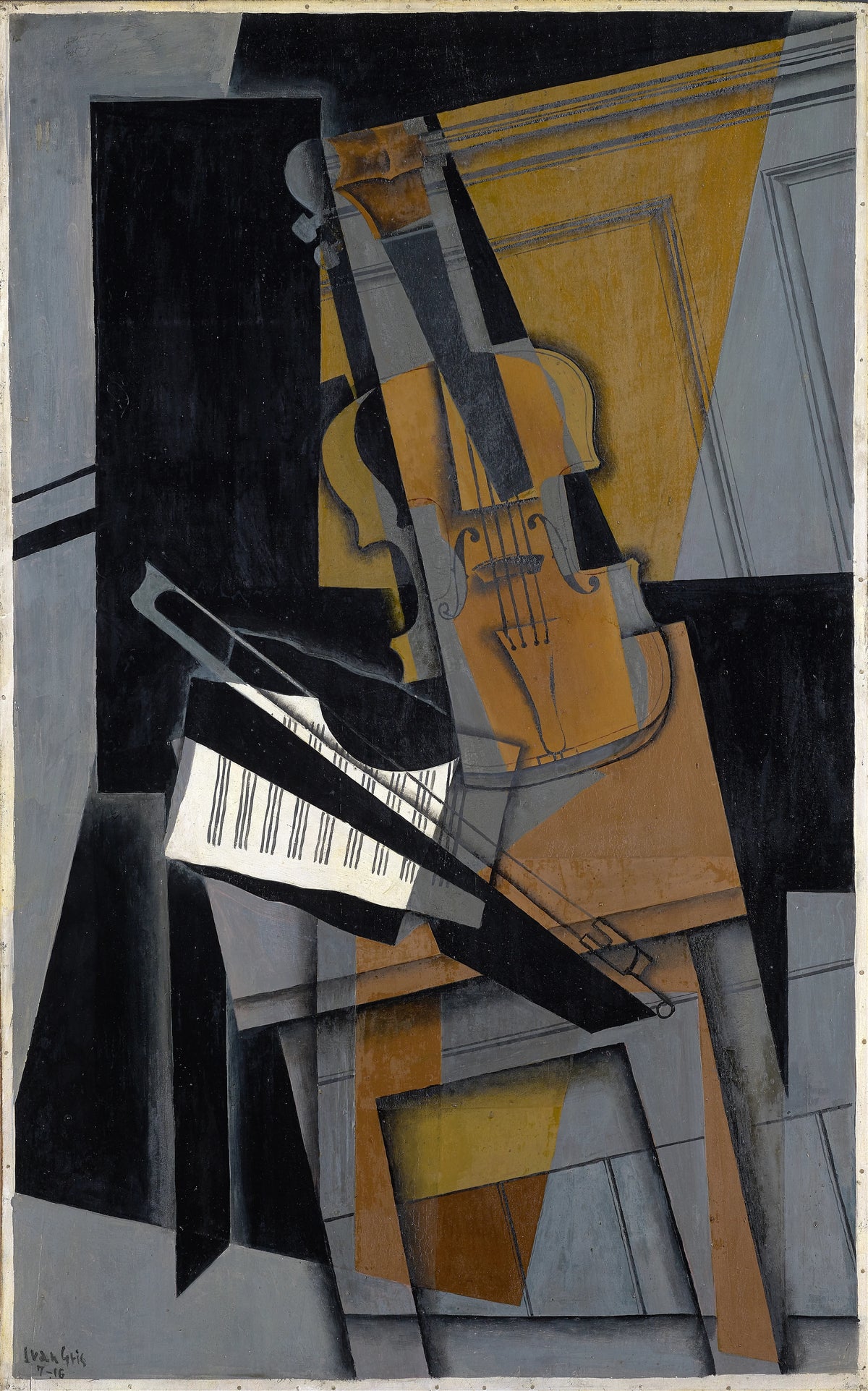 Juan Gris - The violin (1916)
