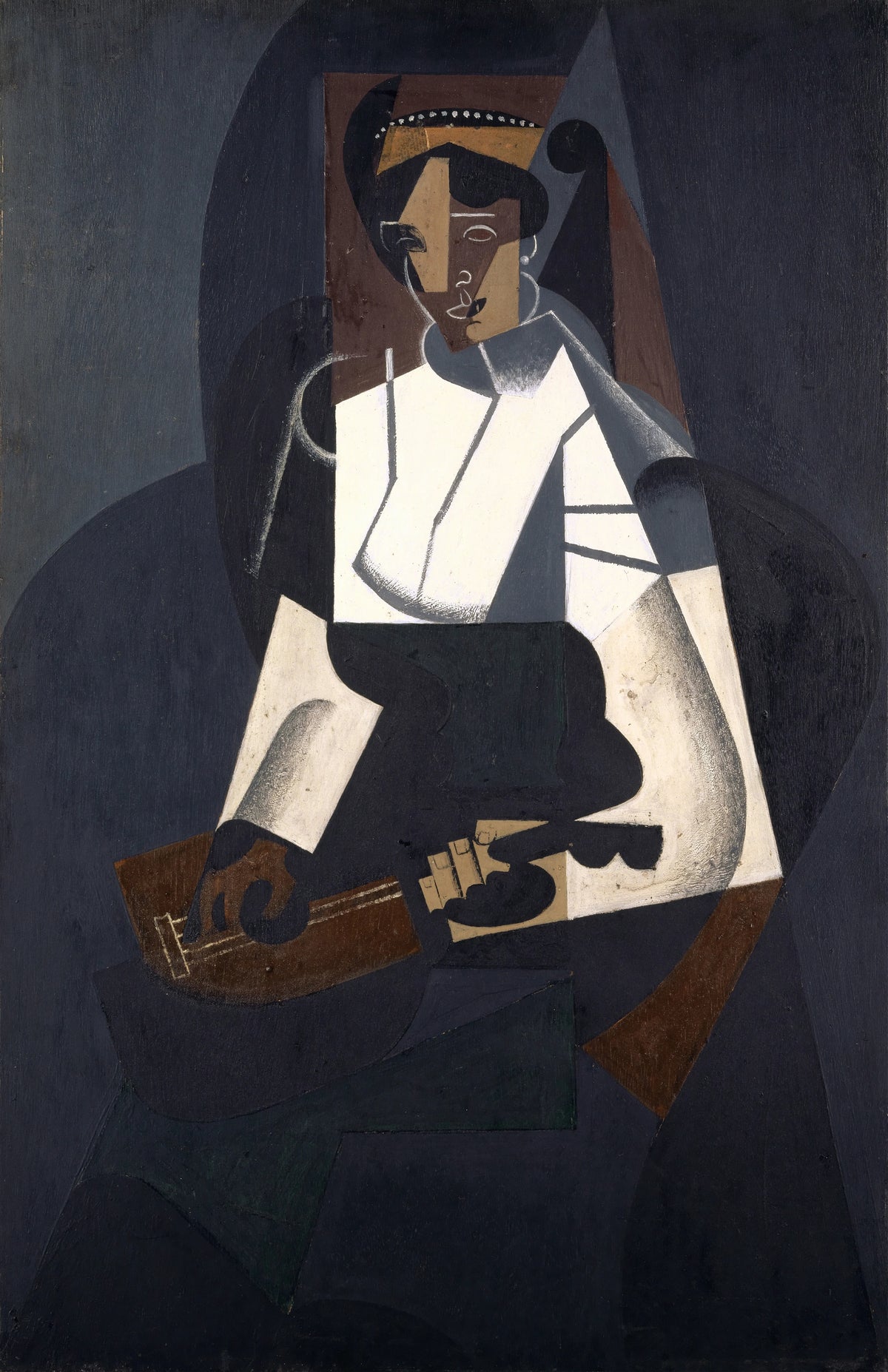 Juan Gris - Woman with Mandolin (1916)