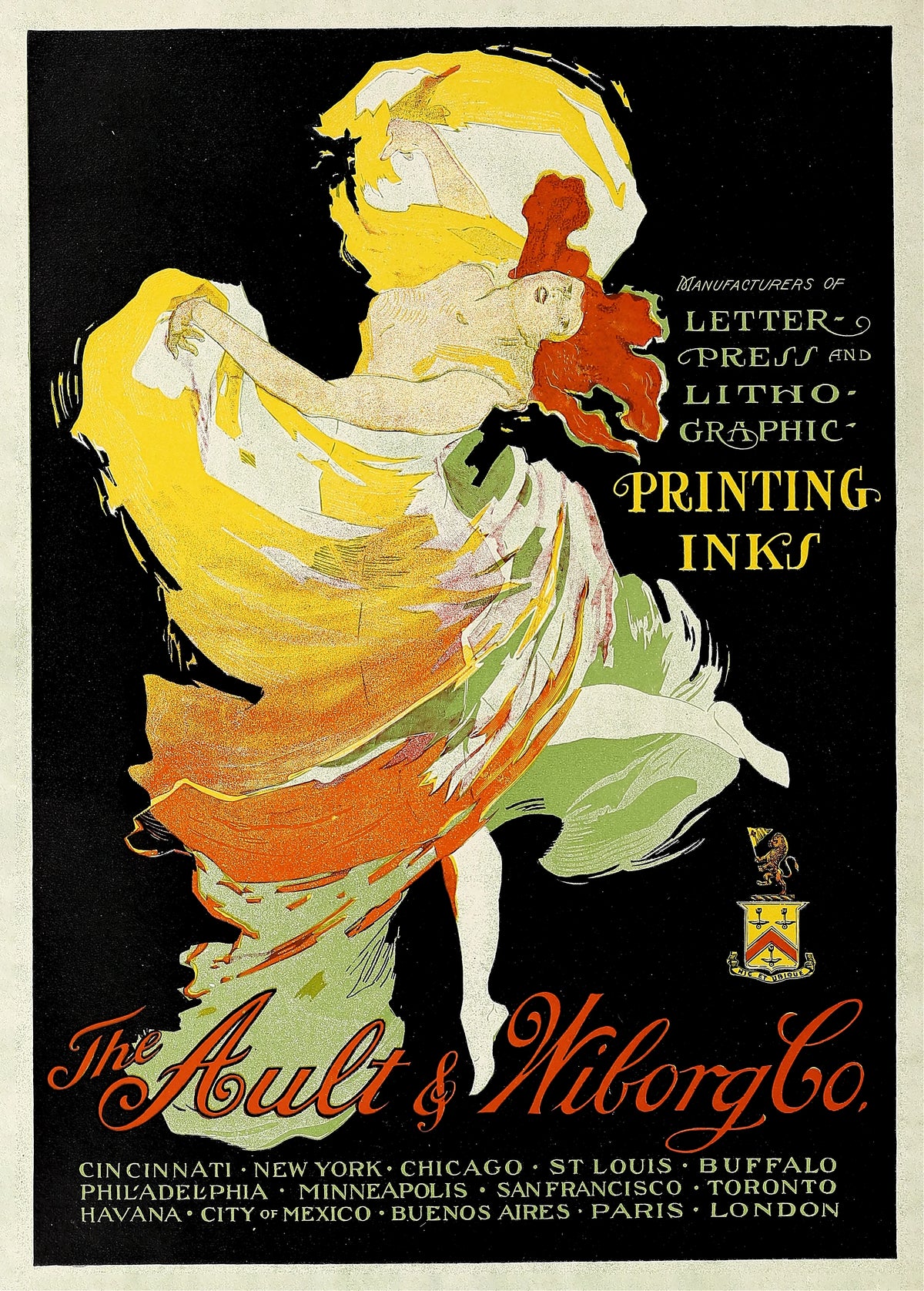 Jules Chéret - Ault and Wiborg, Ad. 091 (1890-1913)