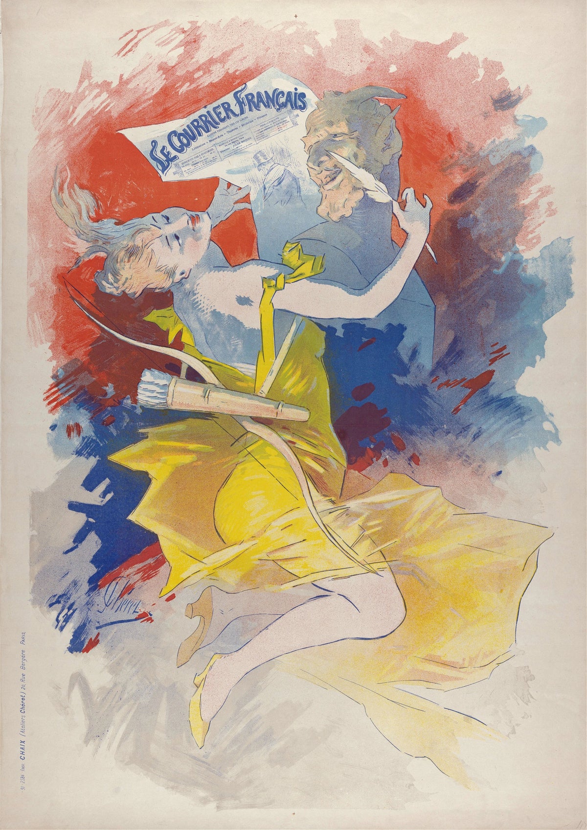 Jules Chéret - Courrier français (1891)