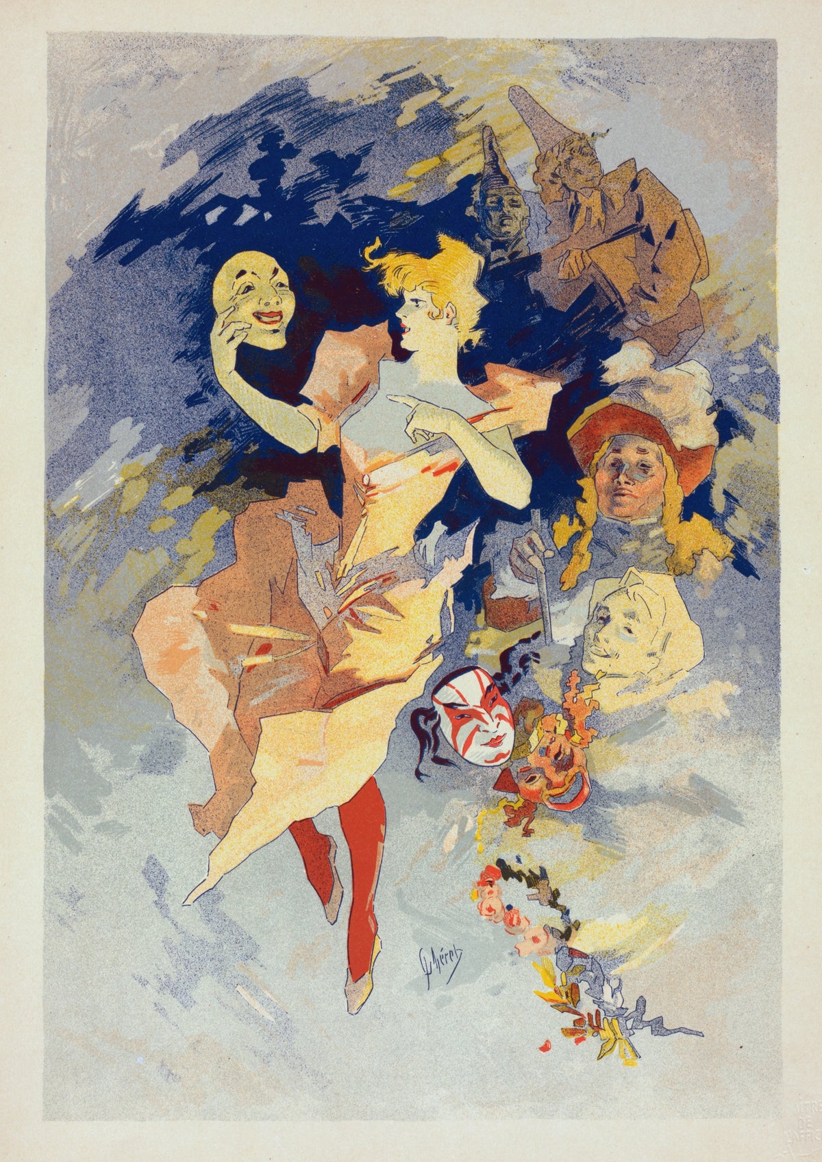 Jules Chéret - La Comédie (1900)