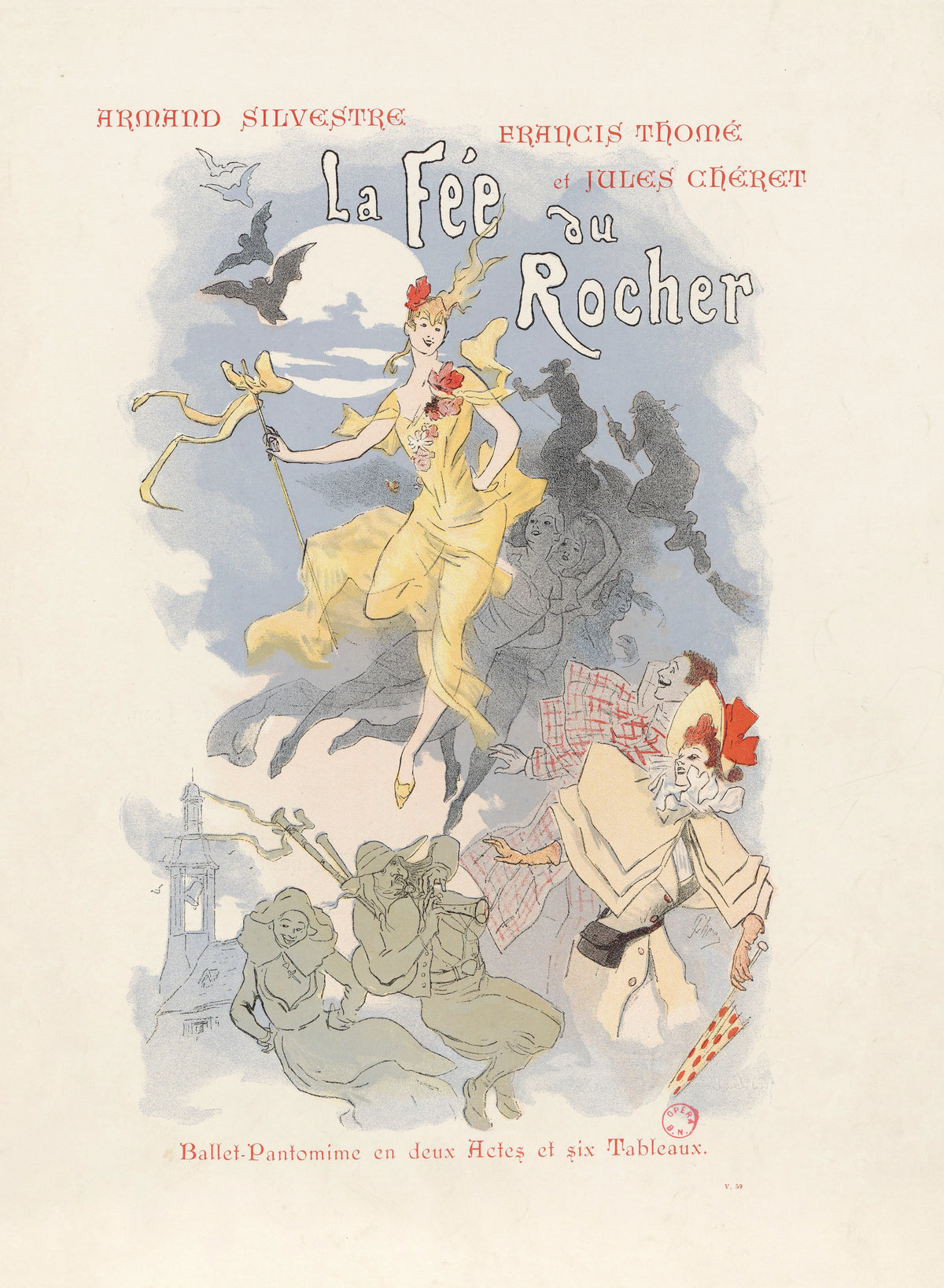 Jules Chéret - La Fée du Rocher Pl.1 (1894)