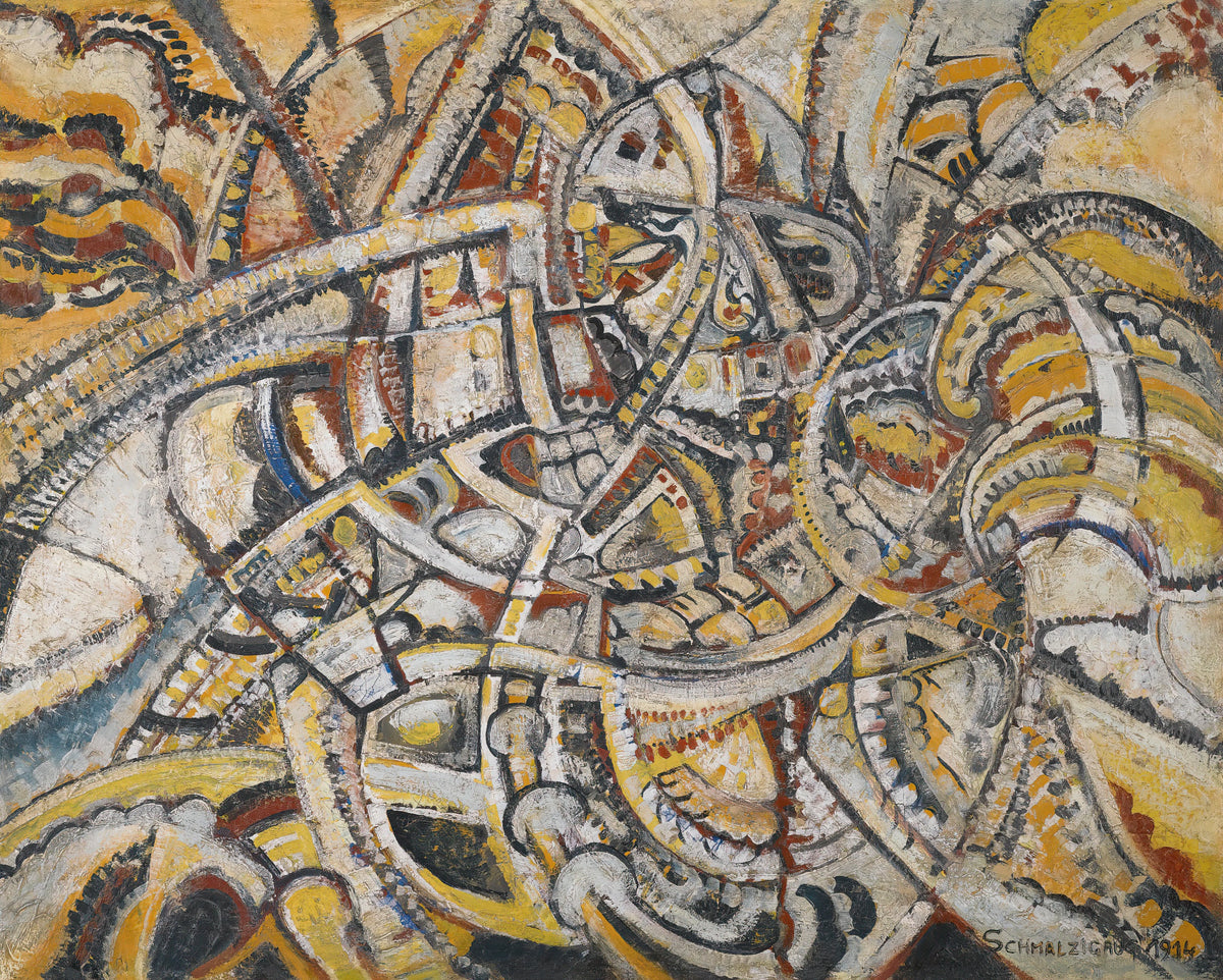 Jules Schmalzigaug - Composition Futuriste (1914)