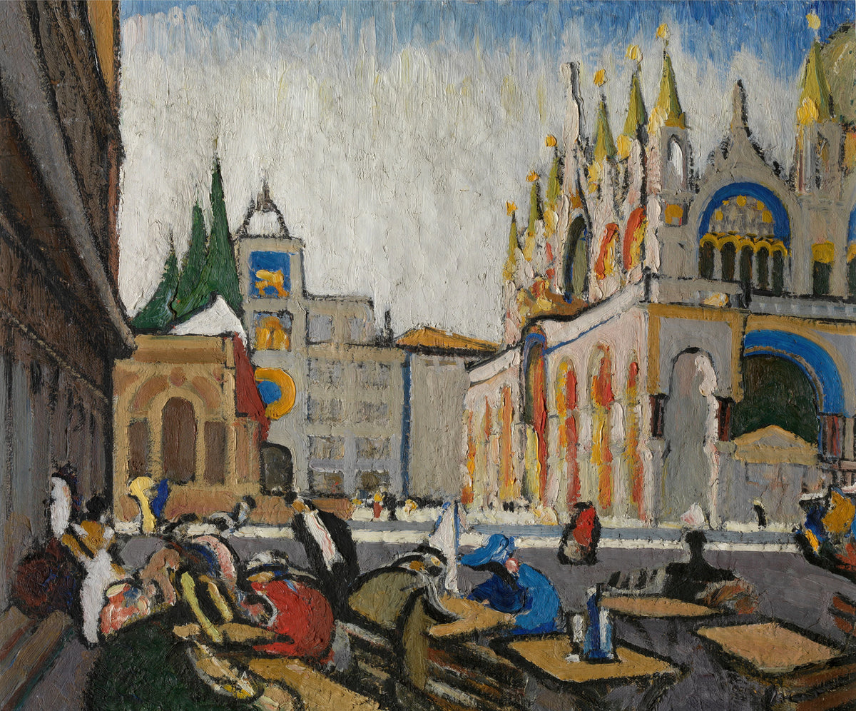 Jules Schmalzigaug - San Marco from the Piazetta (1913)