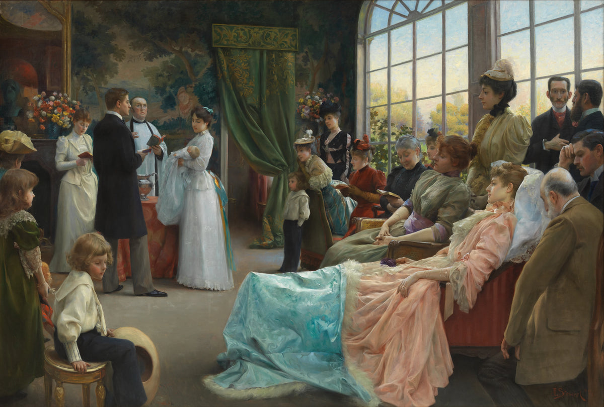 Julius Leblanc Stewart - The Baptism (1892)