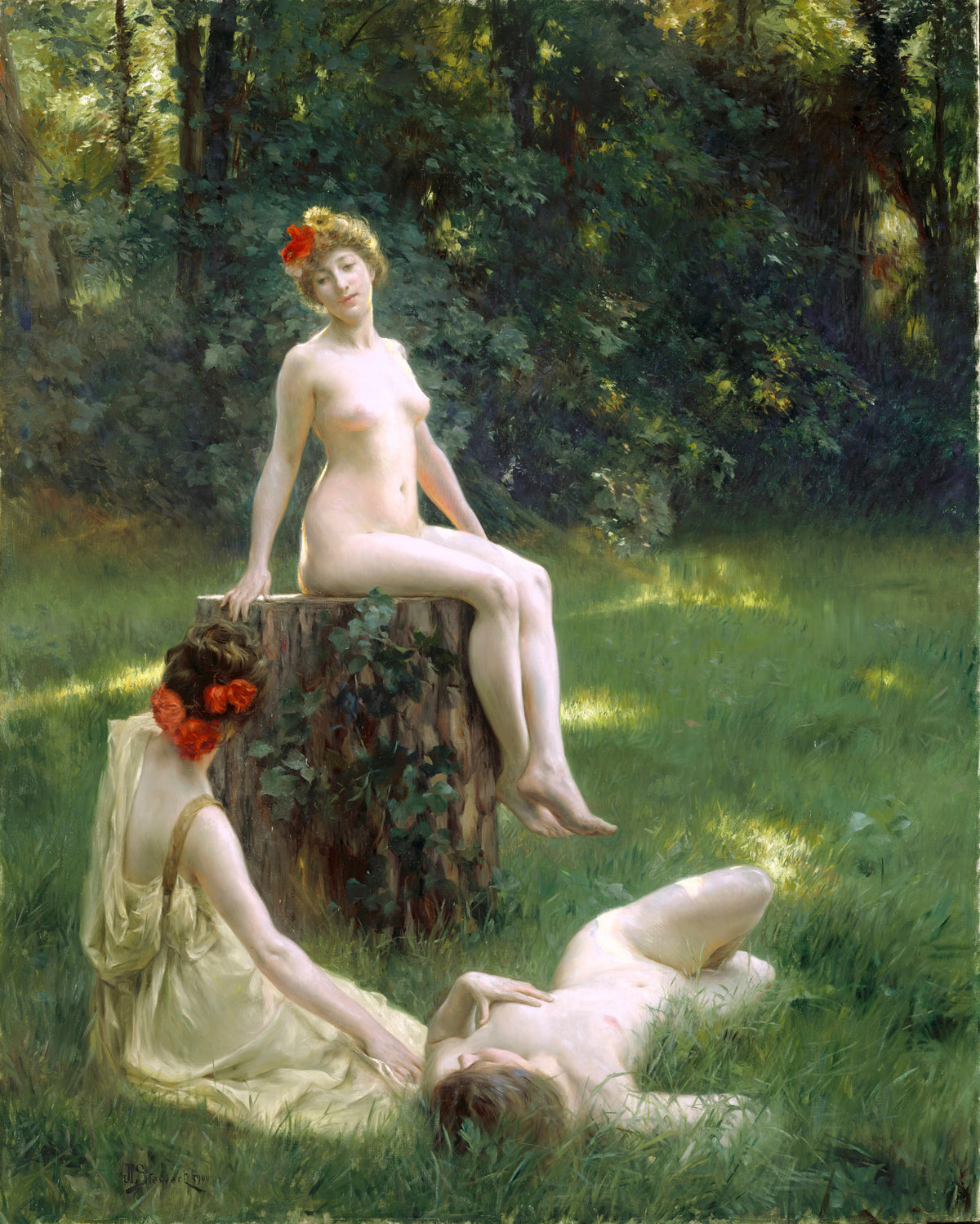 Julius Leblanc Stewart - The Glade (1900)