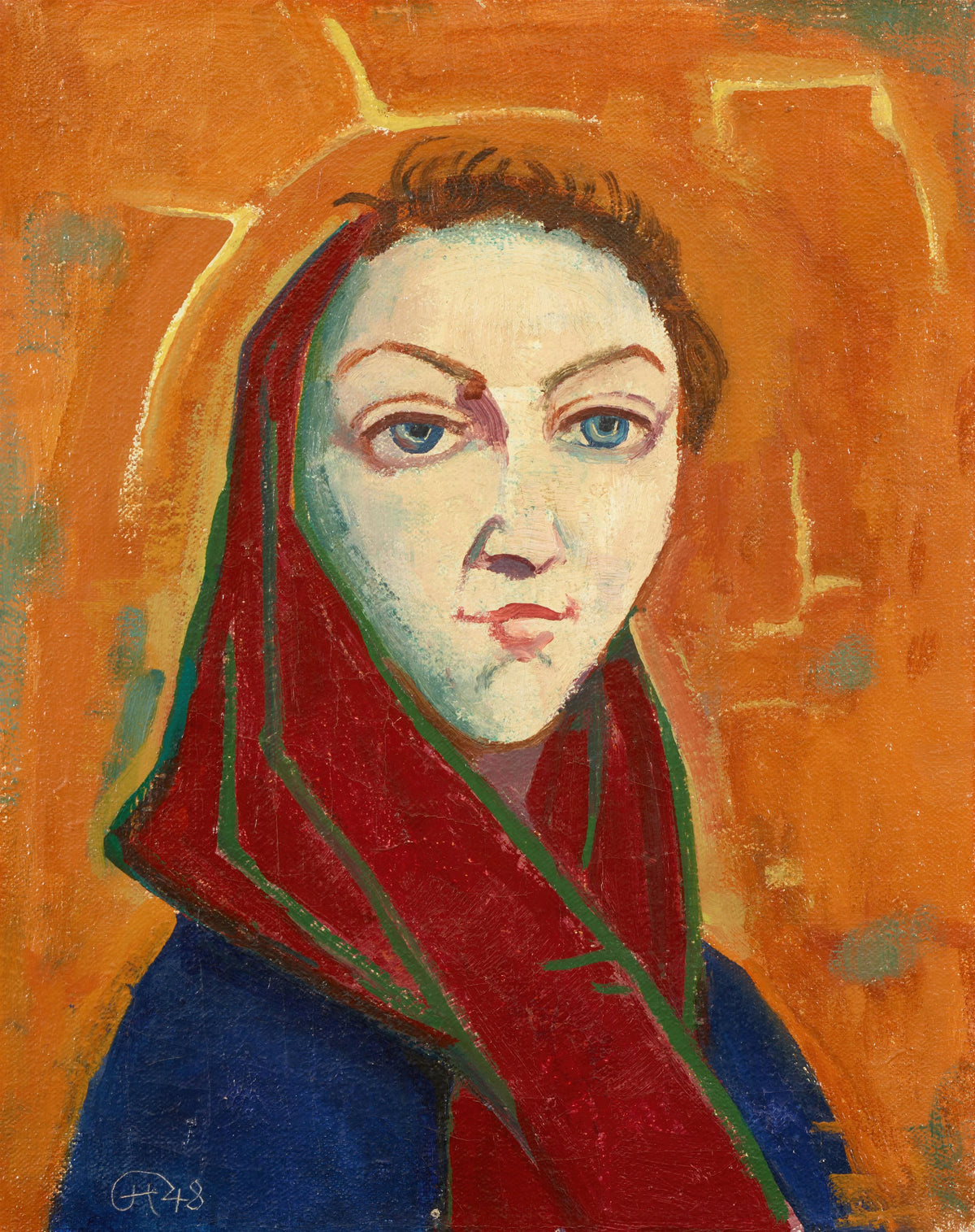 Karl Hofer - Frauenkopf (1948)
