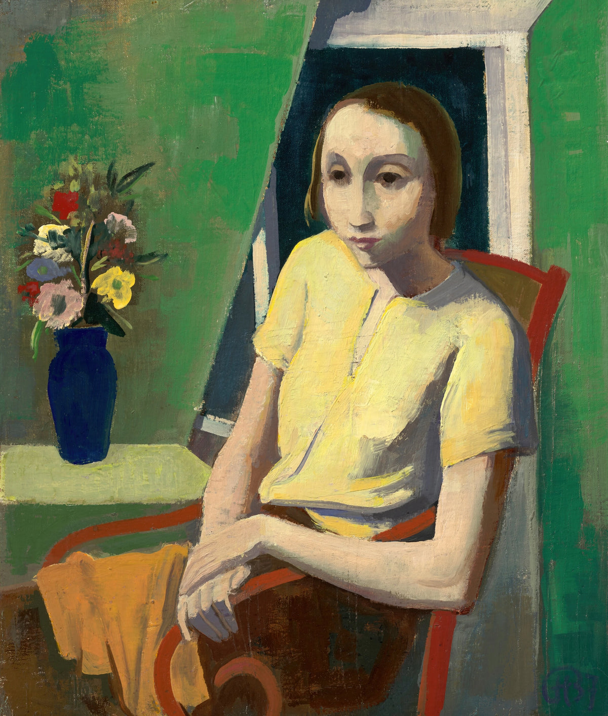 Karl Hofer - Mädchen in der Kammer (1937)