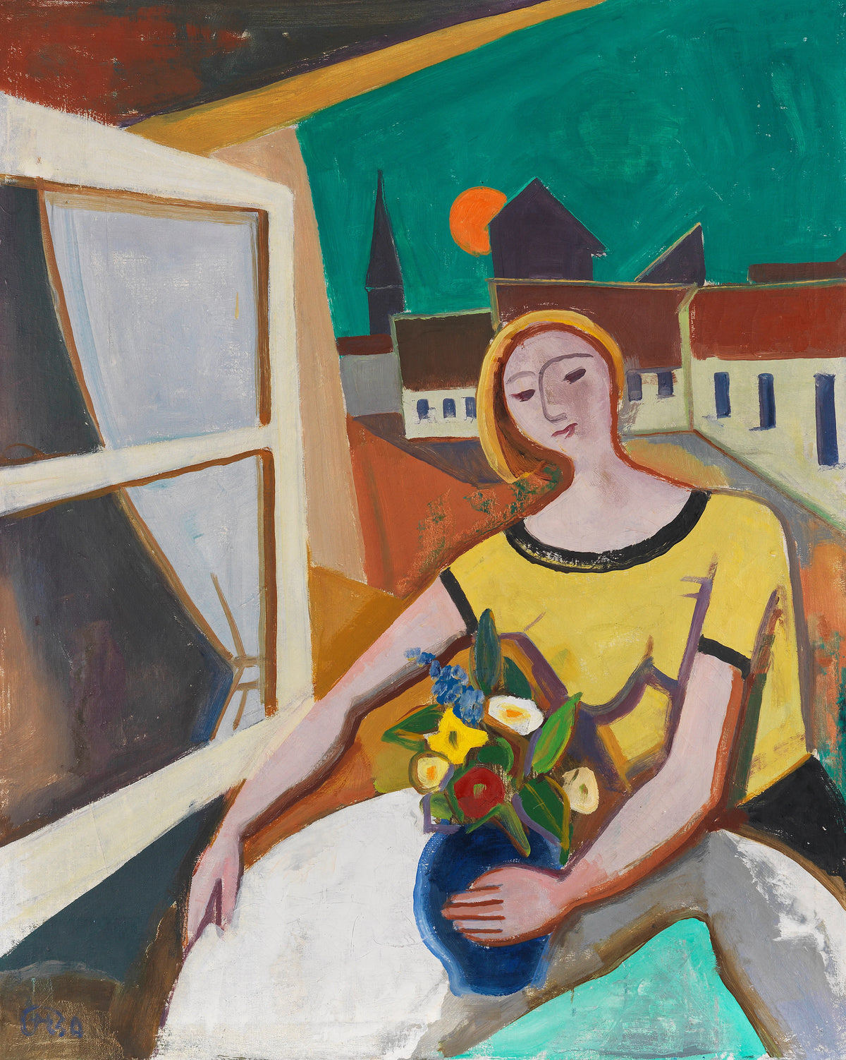 Karl Hofer - Summer evening (1950)