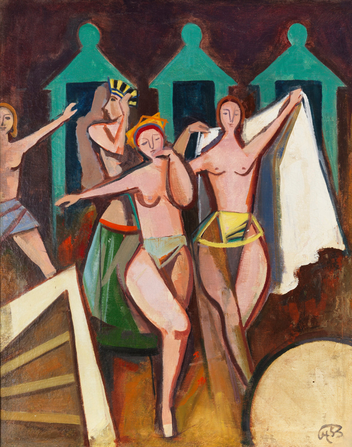 Karl Hofer - Variety dancers (1953)
