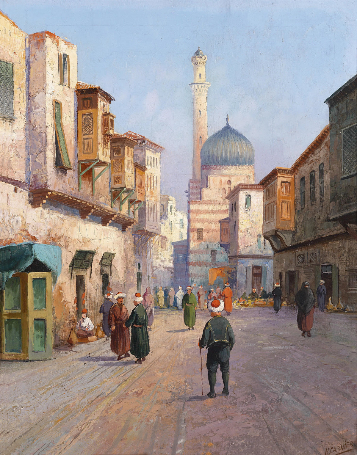 Karl Kaufmann - Orientalische Straßenszene