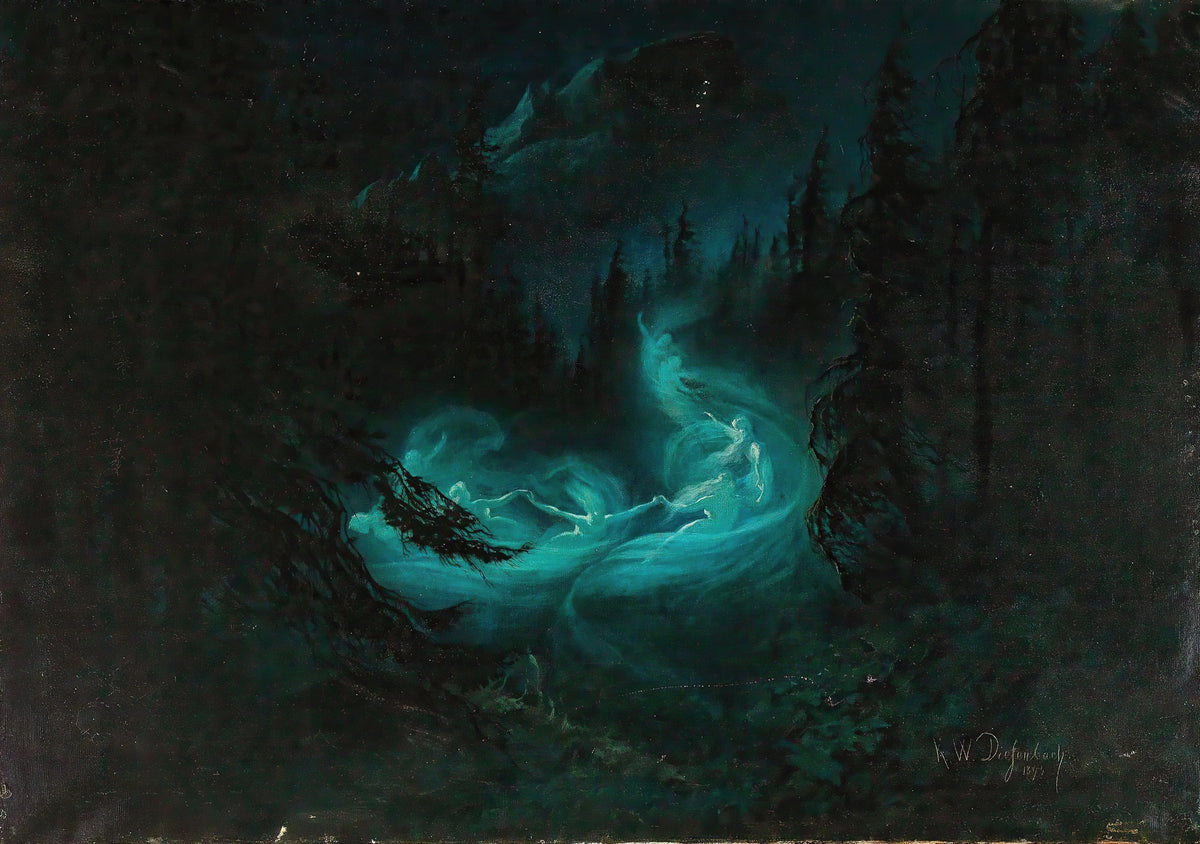 Karl Wilhelm Diefenbach - The Fairy Dance (1895)
